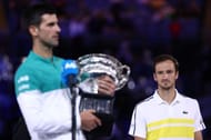 Novak Djokovic beat Daniil Medvedev in the Australian Open final earlier this year