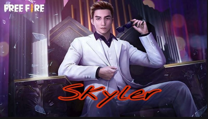 Free Fire में Skyler कैरेक्टर (Image Credit: ff.garena.com)