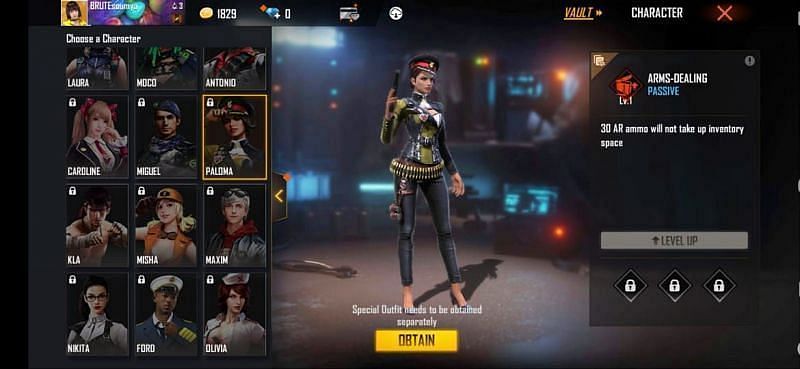 Paloma&#039;s ability was buffed in the OB28 update (Image via Free Fire)