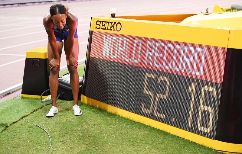 World record alert- Dalilah Muhammad