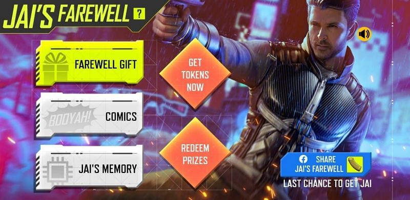 Players can redeem Jai with magazine tokens