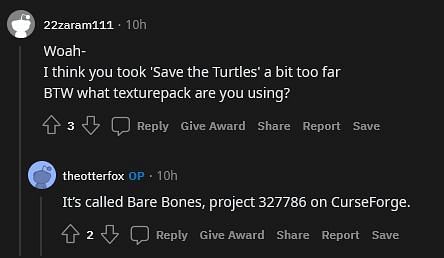 Save the turtles (Image via Reddit)
