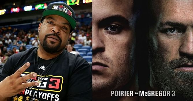Ice Cube reveals his pick for the UFC 264 bout between Conor McGregor and Dustin Poirier