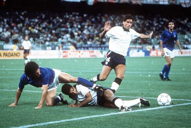 England beat hosts Italy to finish third at the 1990 FIFA World Cup