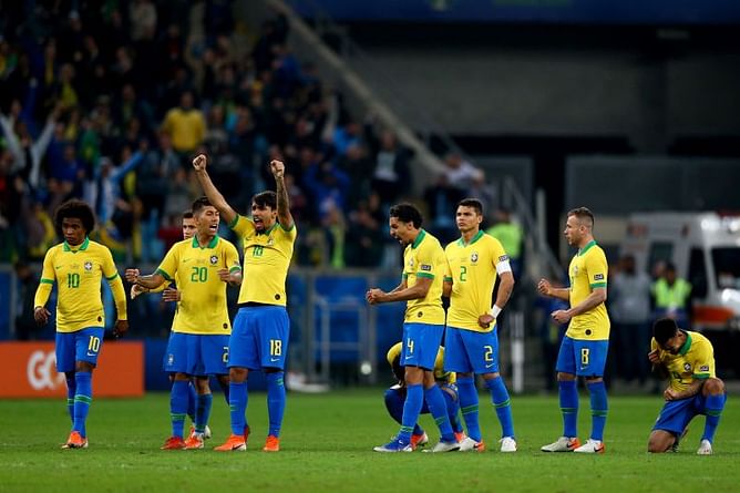 Copa America 2021: Brazil 1-0 Chile - Watch all the goals and highlights as 10 men Selecao reach the semi-finals