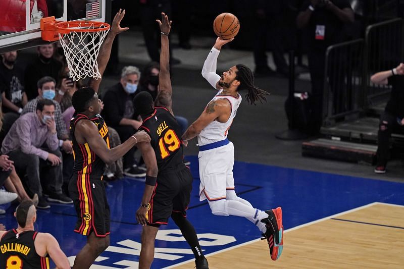 &lt;a href=&#039;https://www.sportskeeda.com/basketball/derrick-rose/&#039; target=&#039;_blank&#039; rel=&#039;noopener noreferrer&#039;&gt;Derrick Rose&lt;/a&gt; was the primary offensive creator in the series for the New York Knicks