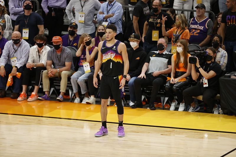 Devin Booker recorded his second consecutive 40-point game in the NBA Finals against the Milwaukee Bucks on Saturday.