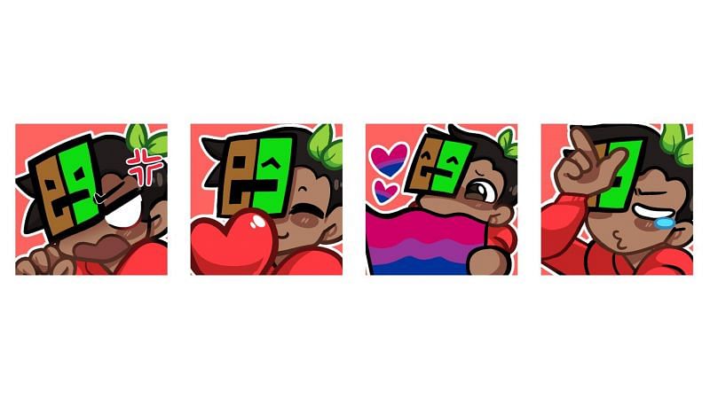 Some of TapL&#039;s twitch emotes (Image via TapL on Twitter)