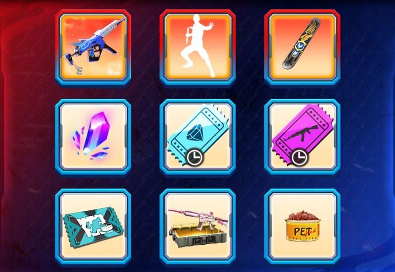 The MP5 &ndash; Spinning Bird, the KongFu emote and the surfboard are the premium prizes