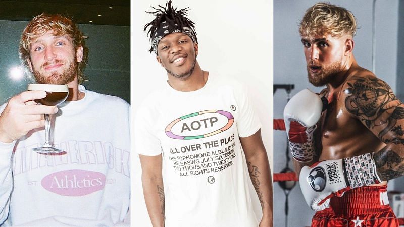 KSI put both Jake and Logan Paul in a boxing tier list on his YouTube channel (Image via Instagram/loganpaul | Instagram/ksi | Instagram/jakepaul)