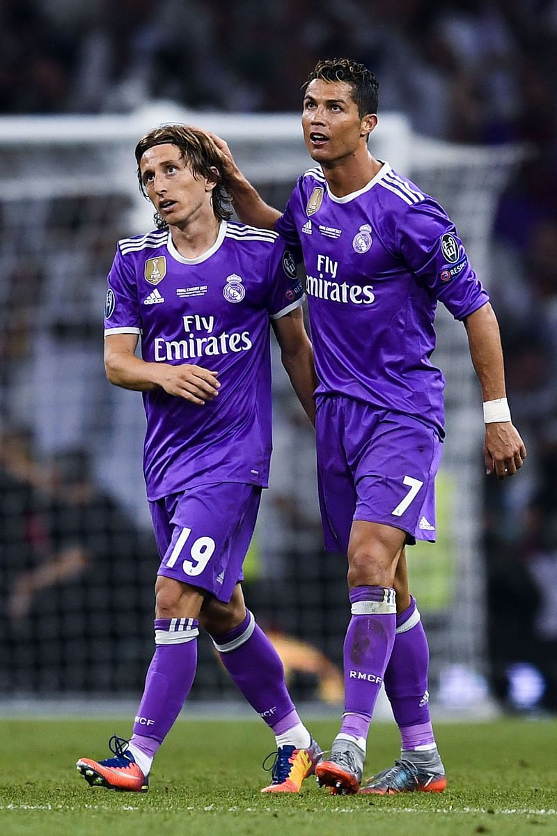 Cristiano Ronaldo and &lt;a href=&#039;https://www.sportskeeda.com/player/luka-modric/&#039; target=&#039;_blank&#039; rel=&#039;noopener noreferrer&#039;&gt;Luka Modric&lt;/a&gt;