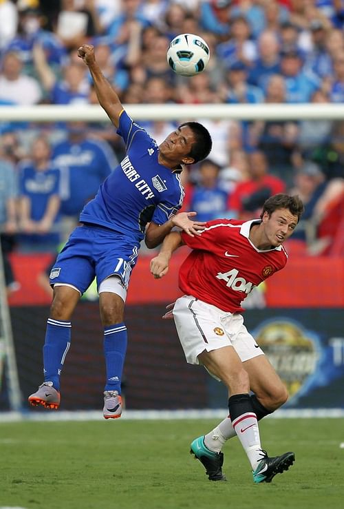 Indian captain Sunil Chhetri has played for the Kansas City Wizards in the USA