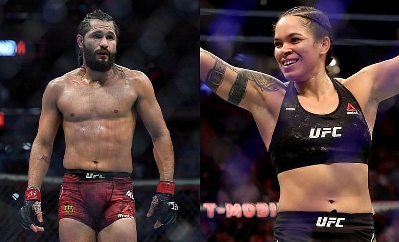 Jorge Masvidal (left); Amanda Nunes (right)