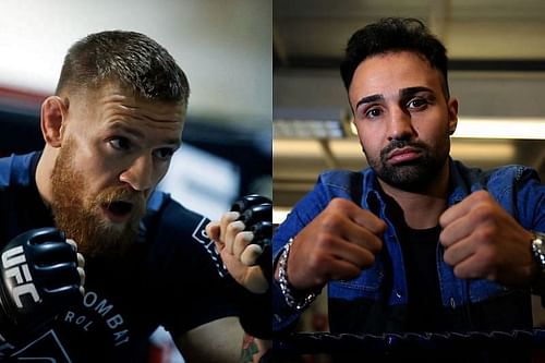 Conor McGregor (left) and Paulie Malignaggi (right)