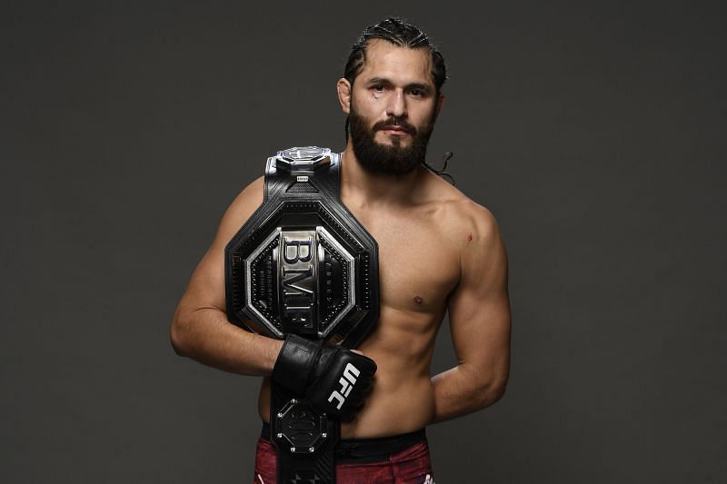 Jorge Masvidal with the BMF title