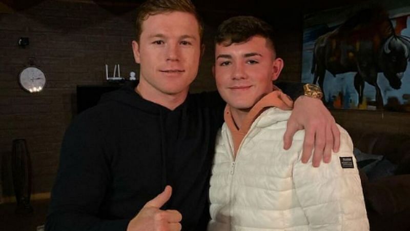 Canelo Alvarez (left) &amp; Johan Alvarez (right) [Image Credits: Archysport]