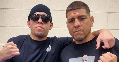 Nate and Nick Diaz via Nate's Instagram