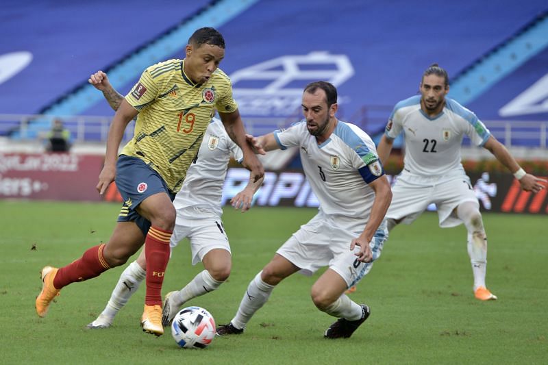 Uruguay and Colombia clash in a Copa America quarter-final fixture on Saturday