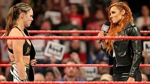 Why was Becky Lynch's singles match against Ronda Rousey canceled?