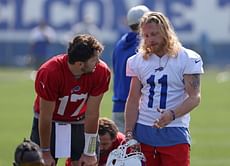'Cole Beasley can't even wear his mask properly': Bills WR angers fans during presser for his anti-vax stance