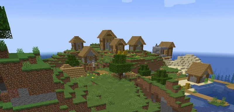 Here is my farm I made on my survival world and this is my first