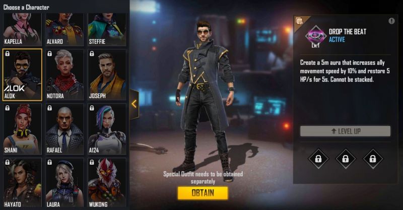 Alok character (Image via Free Fire)