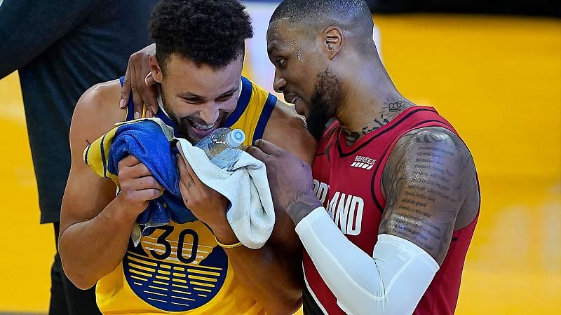 Stephen Curry and Damian Lillard [Source: USA Today]