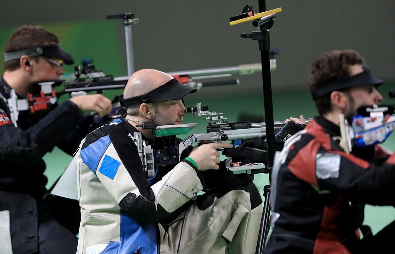 The rifle is one of the three weapons used in the Olympics