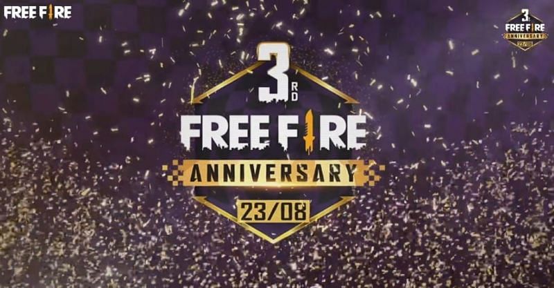 Free Fire anniversary event was launched on August 23rd last year (Image via Garena)
