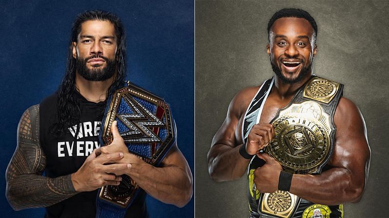 Roman Reigns (left); Big E (right)