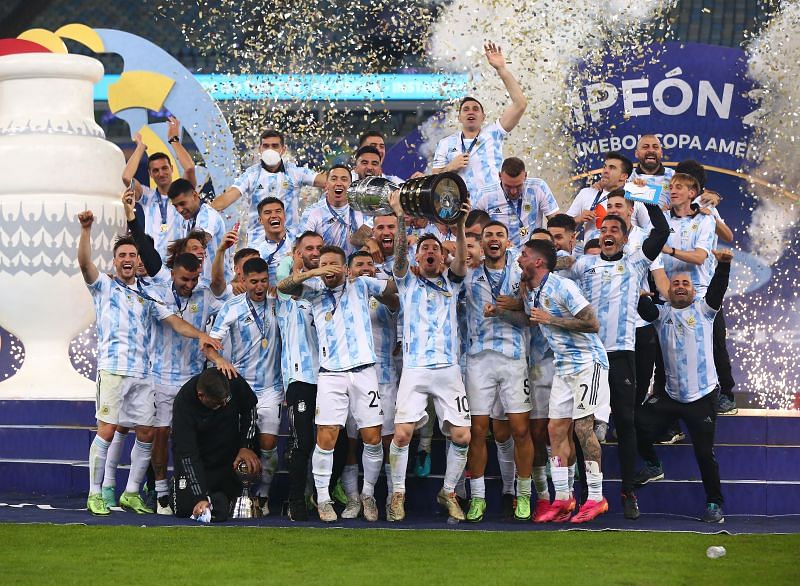 Lionel Messi won his first silverware with Argentina at Copa America 2021.