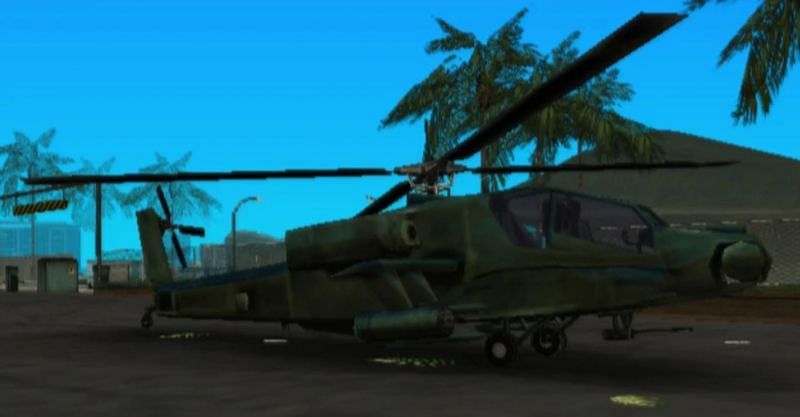 The Hunter is used in the vehicle mission, Skywolf (Image via GTA Wiki)