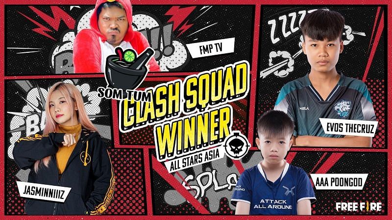 Team Som Tum of Thailand took the Clash Squad crown