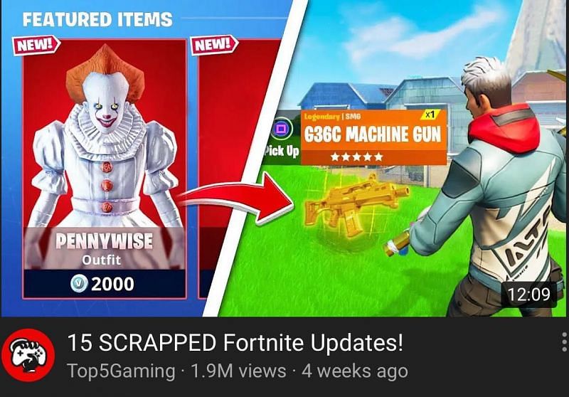 Fortnite clickbait video. Image via Reddit