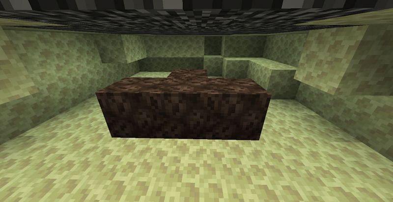 Place soul sand (Image via Minecraft)