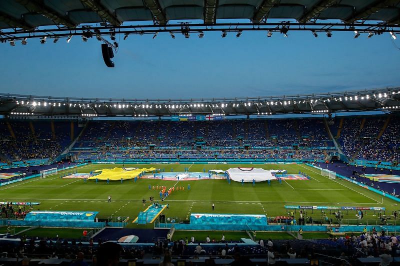 Rome&#039;s Stadio Olimpico hosted the exciting quarter-final tie.