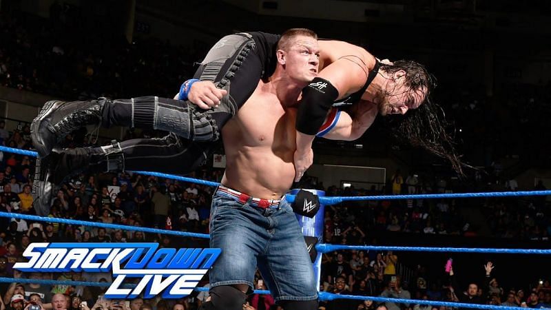 John Cena faced Baron Corbin at SummerSlam in 2017