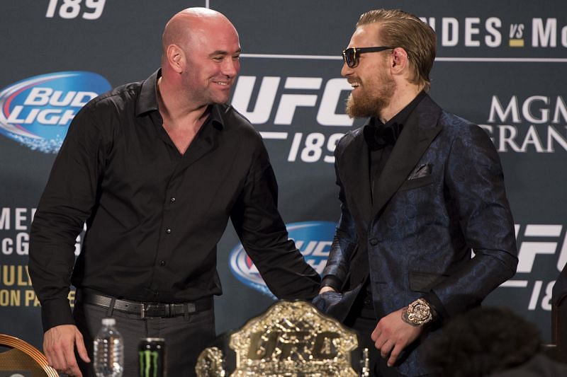 Dana White and Conor McGregor