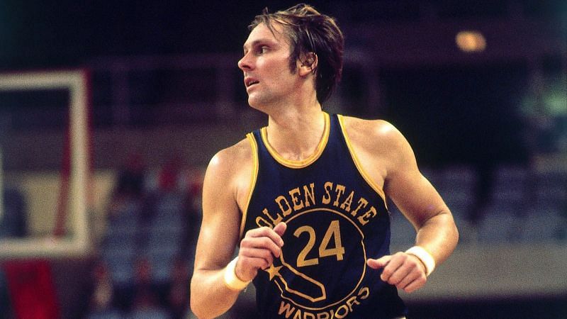 Rick Barry with the Golden State Warriors