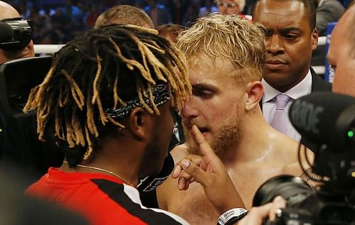 Jake Paul (right) and KSI (left) have made it known that they want to fight each other