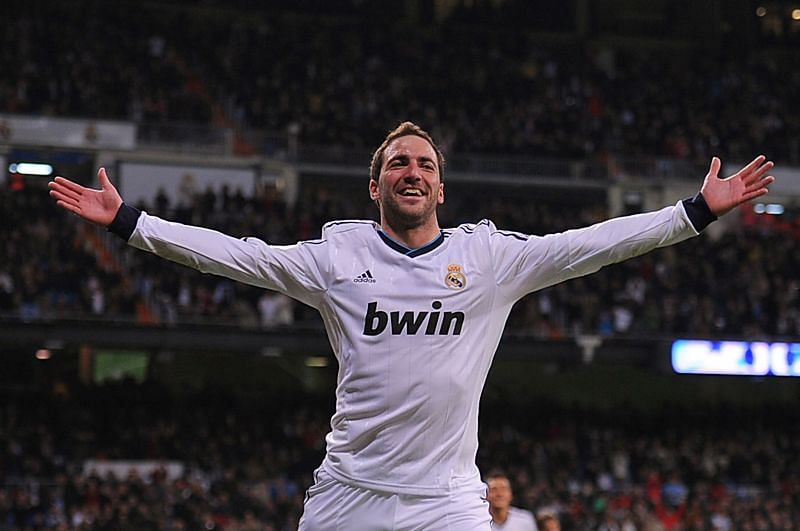 Higuain ranks 14th in Real Madrid&#039;s all-time record of goalscorers