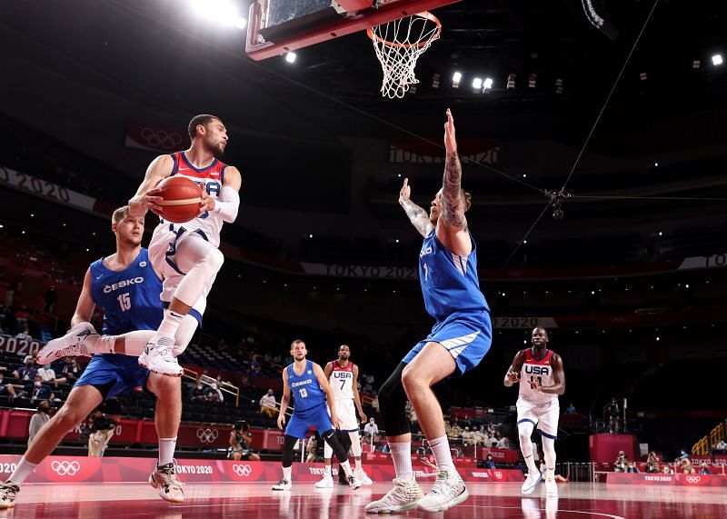 United States vs Czech Republic Men&#039;s Basketball Olympics: Day 8