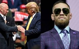 "That guy is ready for anything" - Dana White claims Donald Trump is not concerned about being jeered by the fans at UFC 264