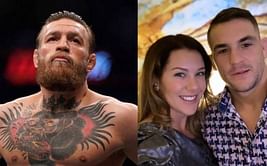 Conor McGregor posts cryptic screenshot of Dustin Poirier's wife sending him a DM request ahead of UFC 264