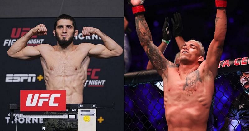 Islam Makhachev and Charles Oliveira