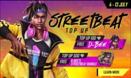 StreetBeat Top Up event (Image via Garena)