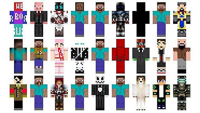 Latest Minecraft skins Page - 1717