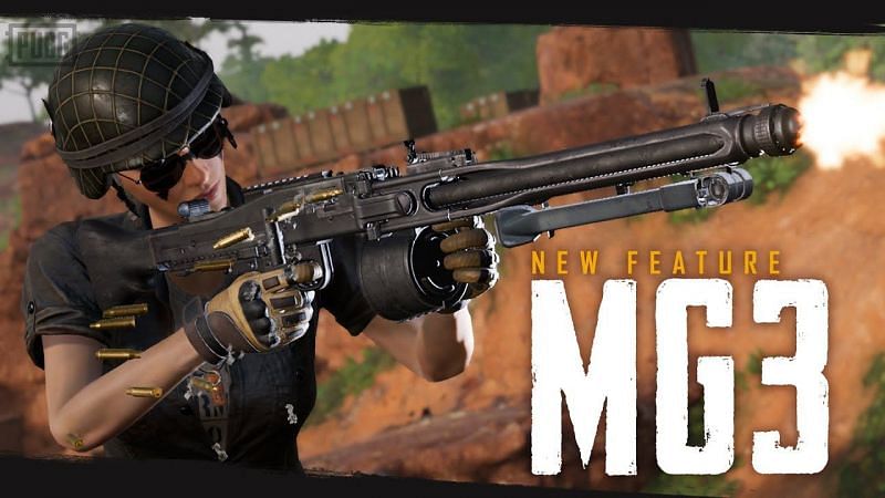New MG3 weapon in Battlegrounds Mobile India 1.5 update
