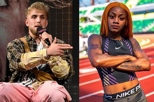 Jake Paul (left); Sha'Carri Richardson (right) [Image credits: @carririchardson_ via Instagram]