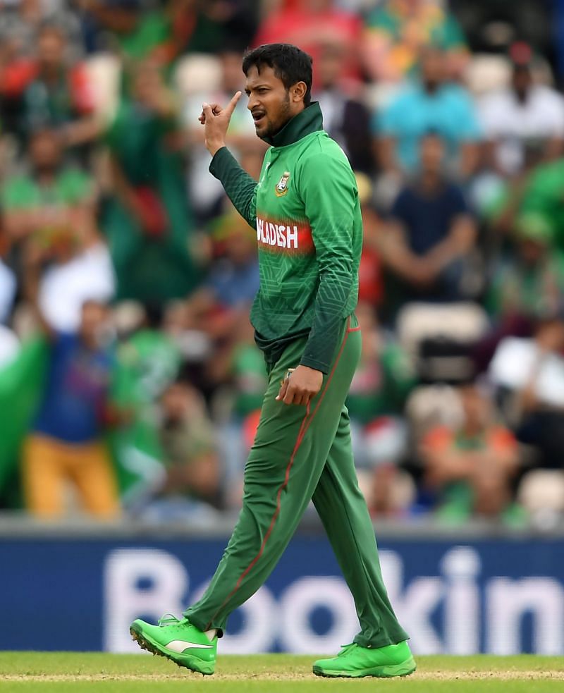 Shakib picked up 5 wickets